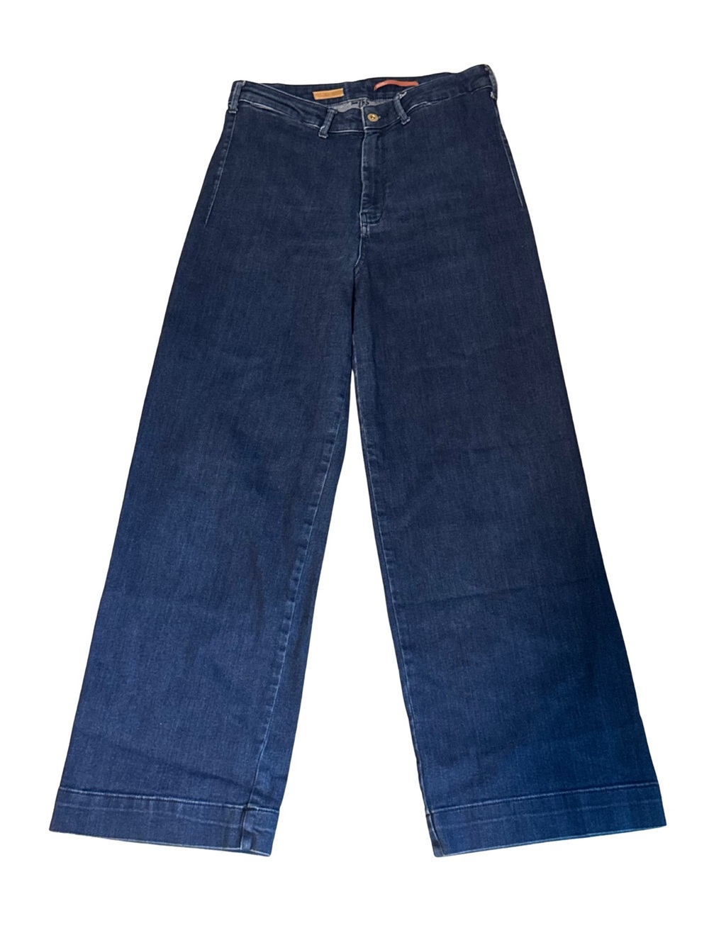 ANTHROPOLOGIE | Pilcro The Skipper Denim Wide Leg Dark Blue Women Jeans Size 31